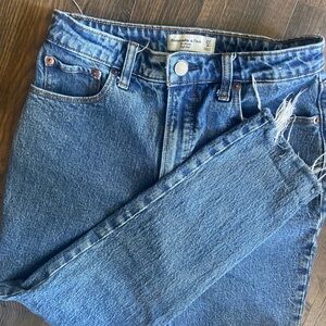 Abercrombie & Fitch Curve Love Skinny High Rise Denim Jeans